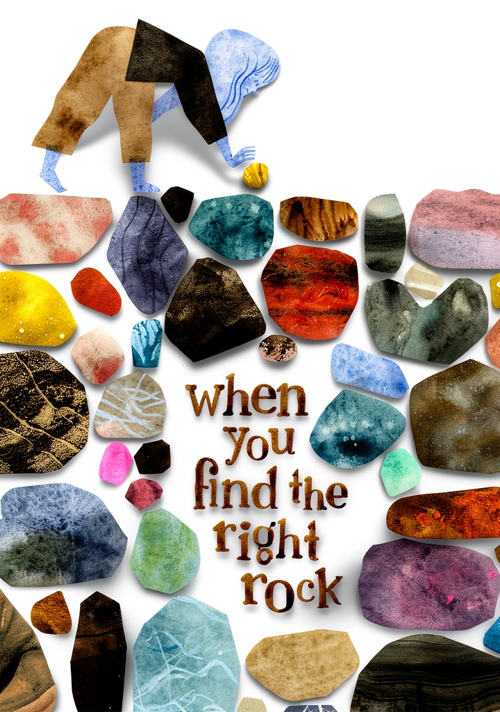 Installing Chronicle Books Kids Rock & Mineral Book Interactive Guide Ages 3-5 on a wooden desk