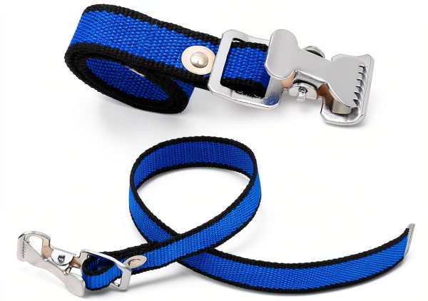Drywall Stilts Straps LIDSCURA Adjustable Blue Nylon Straps (4 pcs)-3