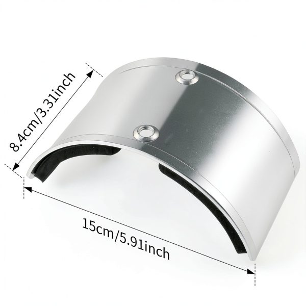 Drywall Stilt Replacement Parts 2PCS Silver FAMIWIN Curved Plates-1