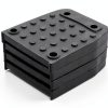 EMVANV 4pcs Stilt Sole Anti-Slip Pads for Drywall, Non-Slip Construction Stilt Sole Replacement Kit for Indoor Painter Taping Construction Decorating-1