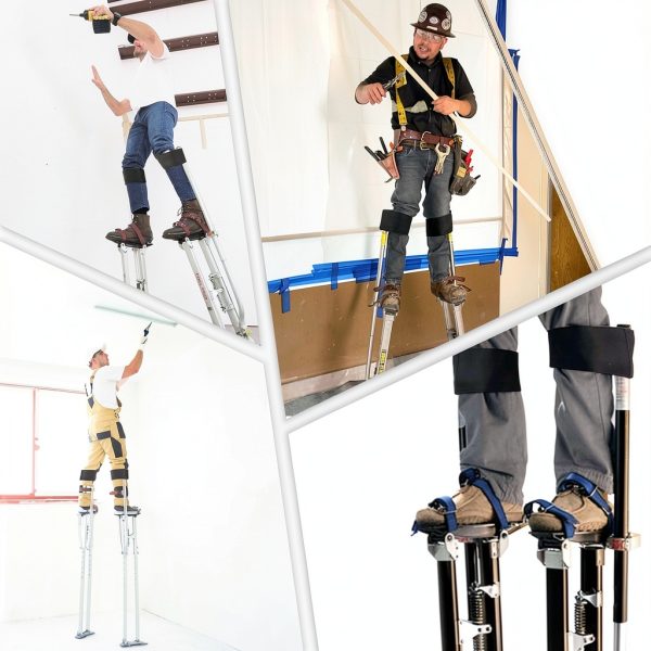 Drywall Stilt Straps Zylany Padded Foam Comfort 2 Pack-5