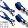 Drywall Stilts Straps LIDSCURA Adjustable Blue Nylon Straps (4 pcs)-0