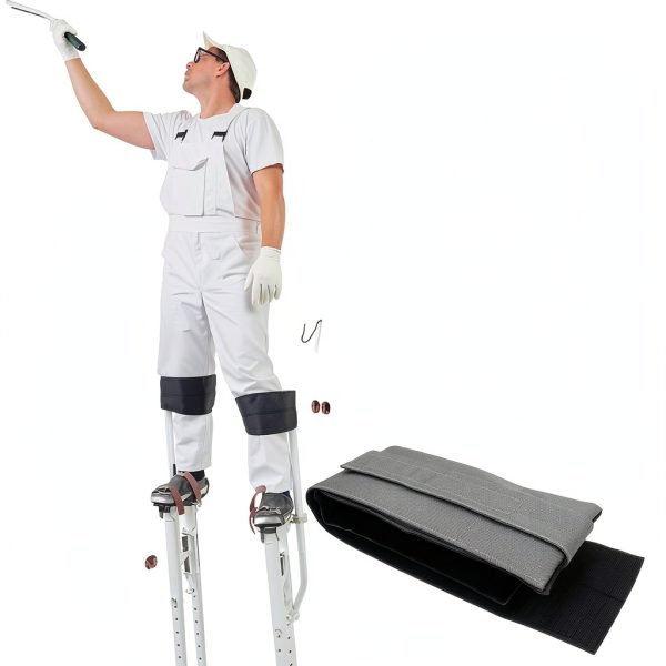 Drywall Stilt Straps Hiumtree Nylon Adjustable Black-6