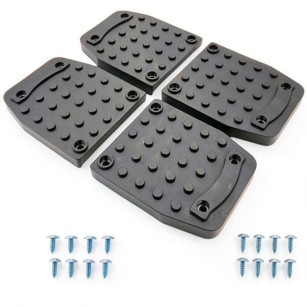Drywall Stilt 4-Piece Anti-Slip Replacement Kit VanHuavic Rubber Sole-0