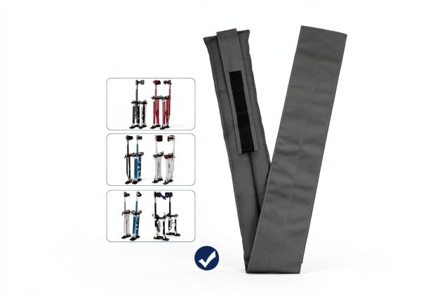 Drywall Stilt Straps Hiumtree Nylon Adjustable Black-3