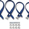 Drywall Stilts Straps LIDSCURA Adjustable Blue Nylon Straps (4 pcs)-2