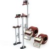 Leg Band Strap Tookie Adjustable Drywall Stilts Replacement Brown 2pcs-1