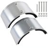 Drywall Stilt Replacement Parts 2PCS Silver FAMIWIN Curved Plates-0