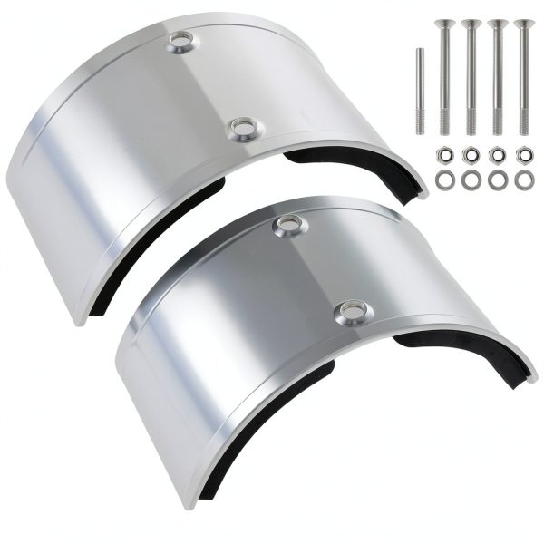 Drywall Stilt Replacement Parts 2PCS Silver FAMIWIN Curved Plates-0