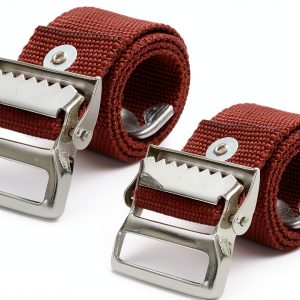 Leg Band Strap Tookie Adjustable Drywall Stilts Replacement Brown 2pcs-0