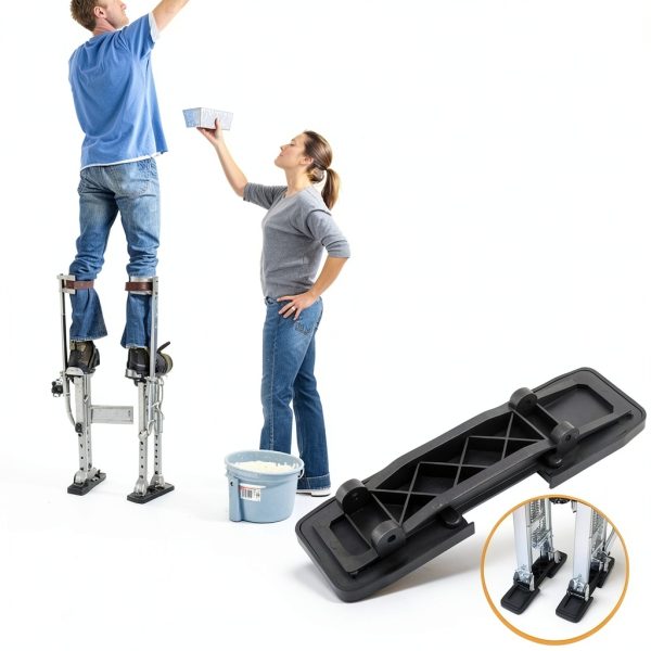 Drywall Stilts Sole Kit IUYYPU Anti Slip Grip Replacement Pads-2