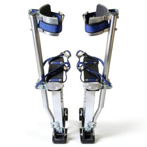 Drywall Stilts marddpair Adjustable Aluminum Stilt 15-23 inch Silver-0