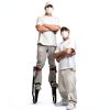 Drywall Stilts Leg Band Straps Funnytek Nylon Adjustable – Red 23.6in-5