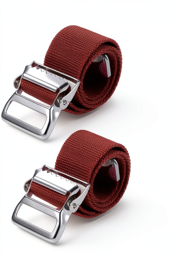 Drywall Stilts Leg Band Straps Funnytek Nylon Adjustable – Red 23.6in-3