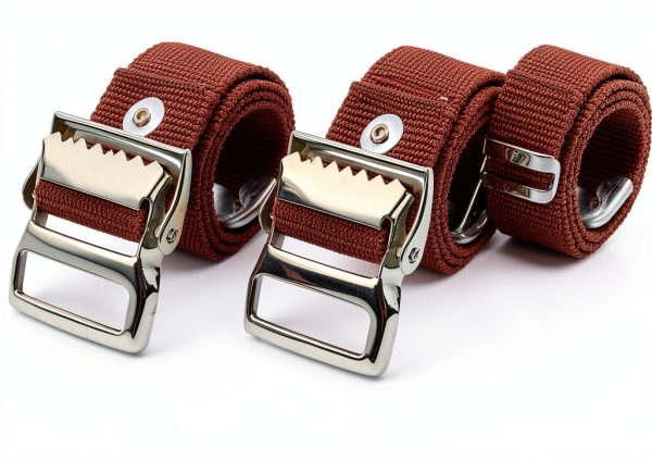 Leg Band Strap Tookie Adjustable Drywall Stilts Replacement Brown 2pcs-7