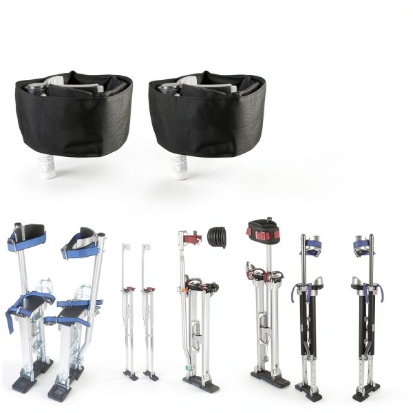 Drywall Stilt Straps Jiaroutk Adjustable Wider Padded Foot Straps-3