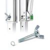4 Packs Drywall Stilts Wing Bolt Replacement Kits, Stilts Replacement Accessories Wing Nut Kit, Iron Galvanized Wing Butterfly Screws Bolts for Drywall, Construction, Painting, Tripod-3