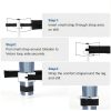 Drywall Stilt Straps YiePhiot Nylon Foot Straps 2 Pack 41x4in-3