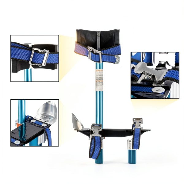 Pentagon Tool Professional 18"-30" Blue Drywall Stilts Highest Quality-6