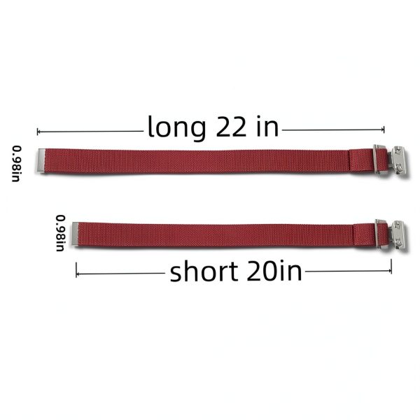Universal Drywall Stilt Replacement Straps (4PCS) - Adjustable Nylon Leg Straps for Secure & Comfortable High Work - Construction, Painting, Plastering, Street Performances-1