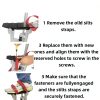 Universal Drywall Stilt Replacement Straps (4PCS) - Adjustable Nylon Leg Straps for Secure & Comfortable High Work - Construction, Painting, Plastering, Street Performances-5