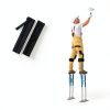 Drywall Stilt Straps MELSTOM Heavy Duty 4 Inch Padded Black Pair-2