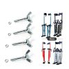 4 Packs Drywall Stilts Wing Bolt Replacement Kits, Stilts Replacement Accessories Wing Nut Kit, Iron Galvanized Wing Butterfly Screws Bolts for Drywall, Construction, Painting, Tripod-1