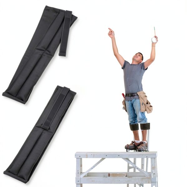Drywall Stilt Straps QWORK 4" Padded Comfort Band Stilts 1 Pair-7