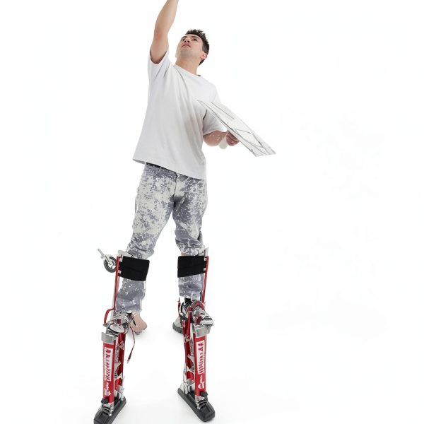 Metaltech I-BMDS2440 BuildMan Grade 24-in. to 40-in. Drywall Stilts 2-Pack, Anodized Aluminum Stilts for Adults, Drywall Tools for Home Improvement, Paint Stilts with Anti-Fatigue Comfort Straps-5