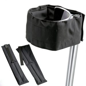 Drywall Stilt Straps QWORK 4" Padded Comfort Band Stilts 1 Pair-0