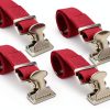 Universal Drywall Stilt Replacement Straps (4PCS) - Adjustable Nylon Leg Straps for Secure & Comfortable High Work - Construction, Painting, Plastering, Street Performances-0