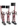 Metaltech I-BMDS2440 BuildMan Grade 24-in. to 40-in. Drywall Stilts 2-Pack, Anodized Aluminum Stilts for Adults, Drywall Tools for Home Improvement, Paint Stilts with Anti-Fatigue Comfort Straps-2