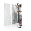 Metaltech I-BMDS2440 BuildMan Grade 24-in. to 40-in. Drywall Stilts 2-Pack, Anodized Aluminum Stilts for Adults, Drywall Tools for Home Improvement, Paint Stilts with Anti-Fatigue Comfort Straps-6