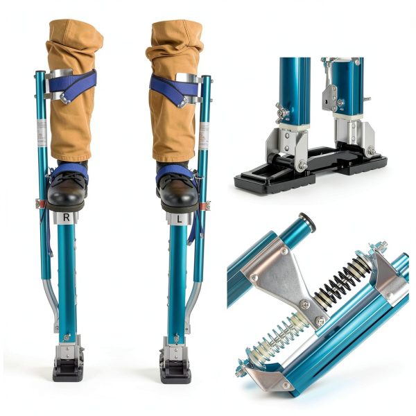 Pentagon Tool Professional 18"-30" Blue Drywall Stilts Highest Quality-5