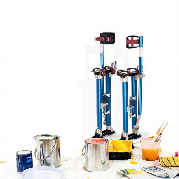 Yescom Drywall Stilts Adjustable Aluminum 24-40in Blue-7